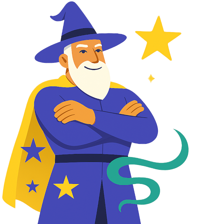 AI Privacy Wizard Illustration